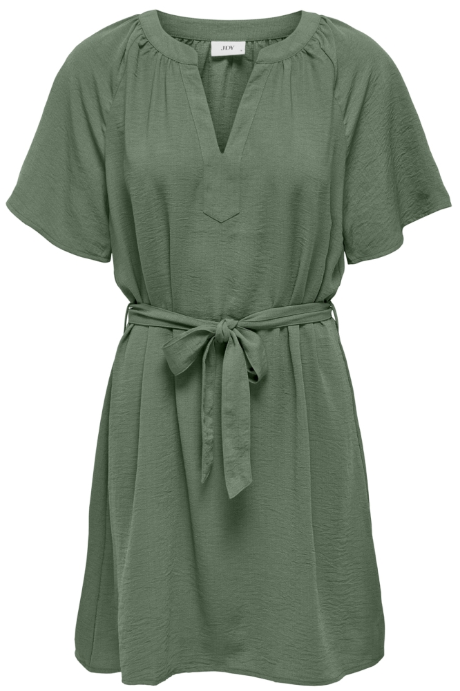 JDYDIVYA LIFE S/S V-NECK DRESS WVN 15320782 SEA SPRAY